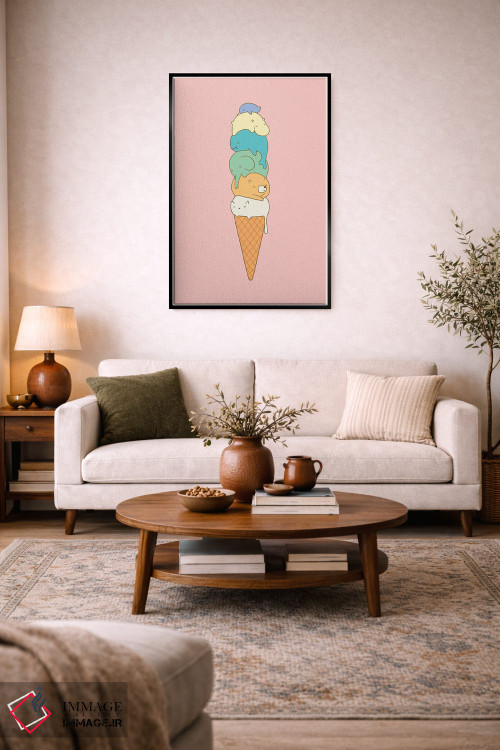 تابلو دکوراتیو در حال ذوب شدن اثر لیم هنگ سوی - D5B