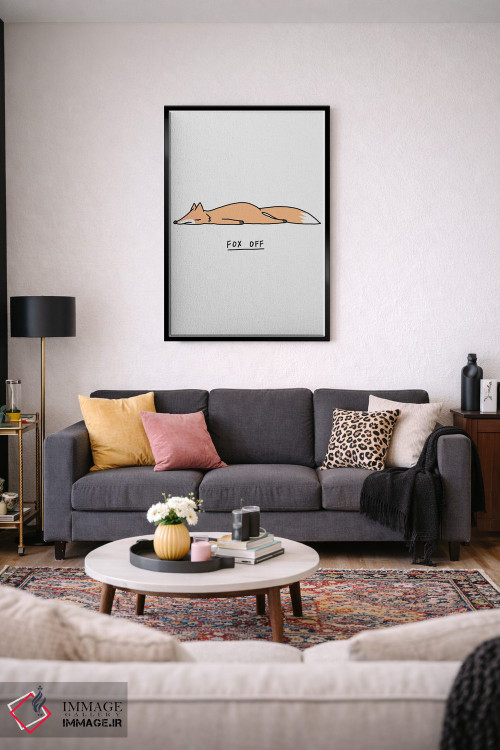 تابلو مدرن جانوران احساساتی: روباه اثر لیم هنگ سوی - D3B