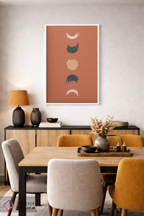 تابلو دکوراتیو منظره گربه شماره ۶۱ اثر لیم هنگ سوی - D4W