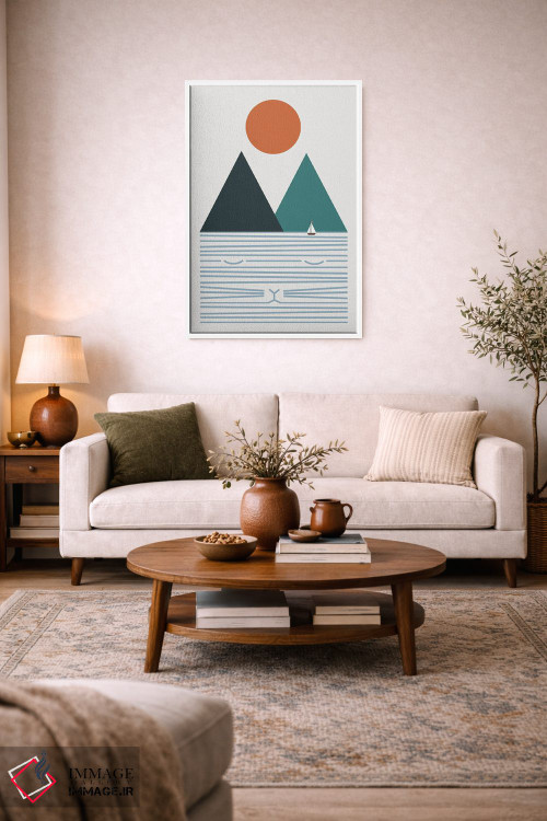 تابلو مینیمال منظره گربه شماره ۹ اثر لیم هنگ سوی - D1W