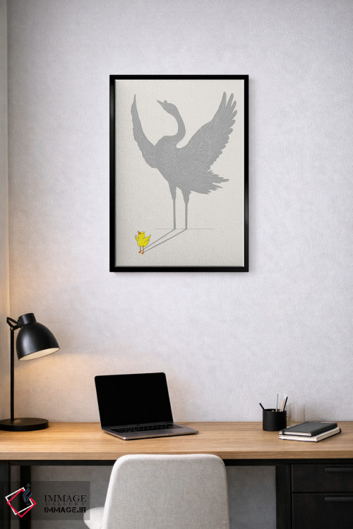 تابلو دکوراتیو روزی اثر لیم هنگ سوی - D2B