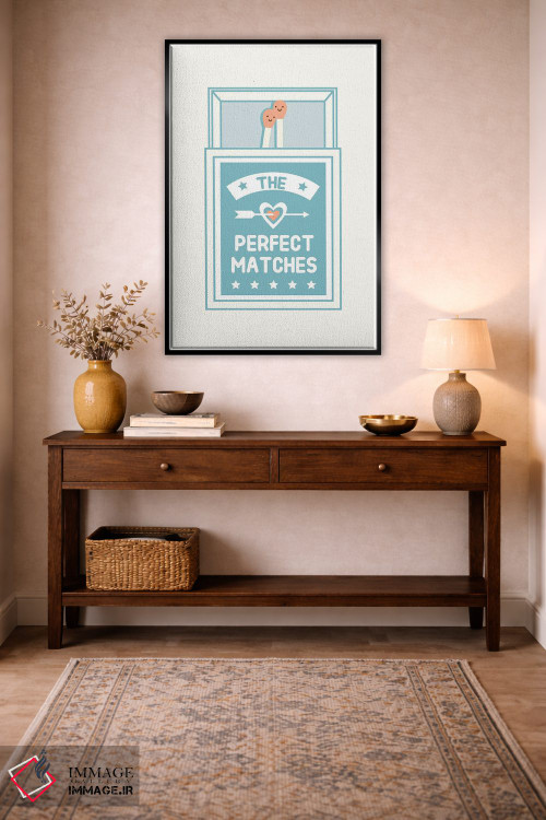 تابلو دکوراتیو جفت های ایده آل اثر لیم هنگ سوی - D3B
