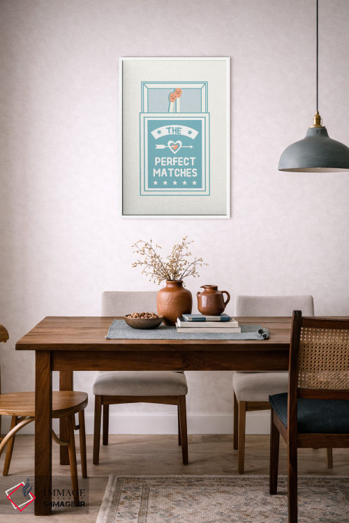 تابلو دکوراتیو جفت های ایده آل اثر لیم هنگ سوی - D5W