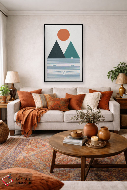 تابلو مینیمال منظره گربه شماره ۹ اثر لیم هنگ سوی - D3B