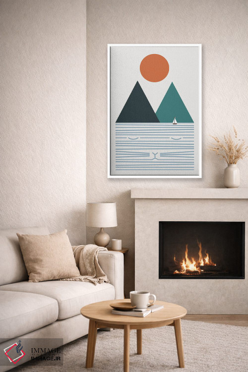 تابلو مینیمال منظره گربه شماره ۹ اثر لیم هنگ سوی - D5W