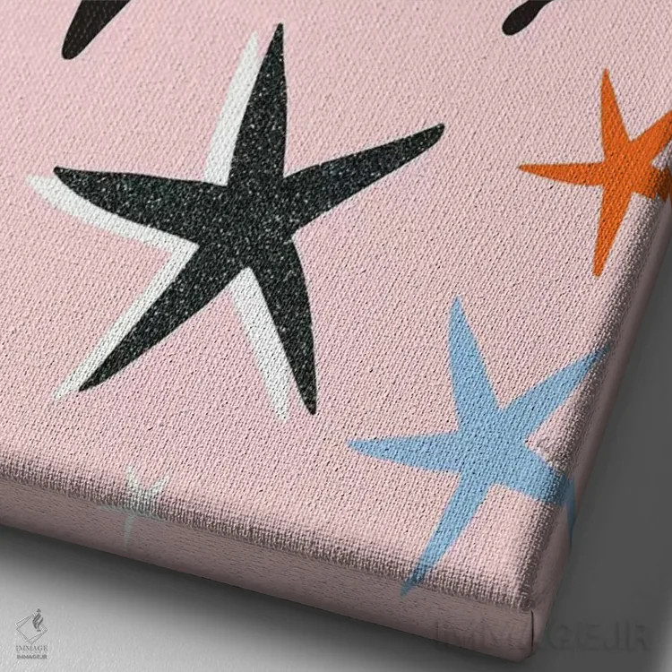 تابلو دکوراتیو لحظات خوب اثر لیندا گوبتا - نمای نزدیک بافت بوم