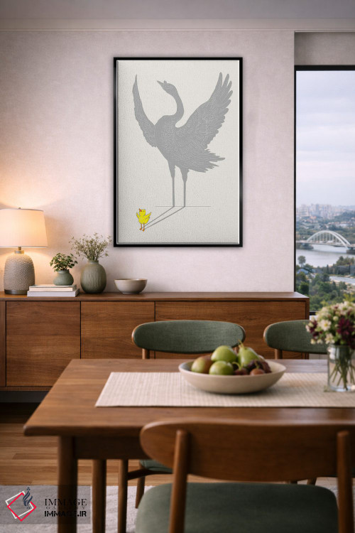 تابلو دکوراتیو روزی اثر لیم هنگ سوی - D5B