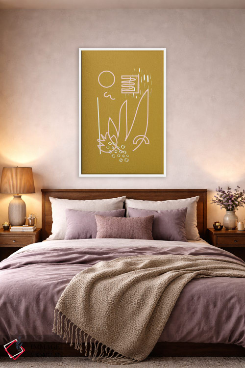 تابلو مینیمال باغ انتزاعی اثر لیندا گوبتا - D2W