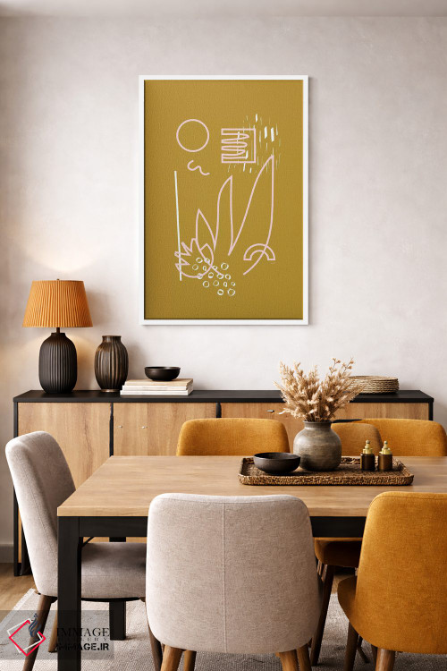 تابلو مینیمال باغ انتزاعی اثر لیندا گوبتا - D4W