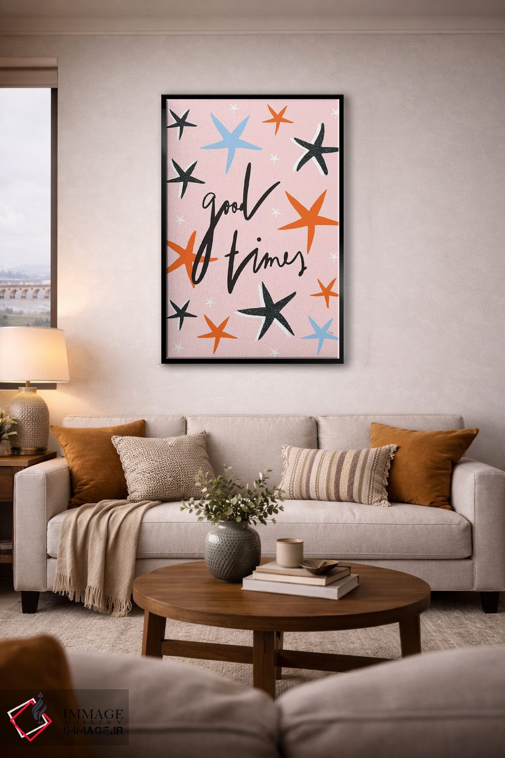 تابلو دکوراتیو لحظات خوب اثر لیندا گوبتا - D3B