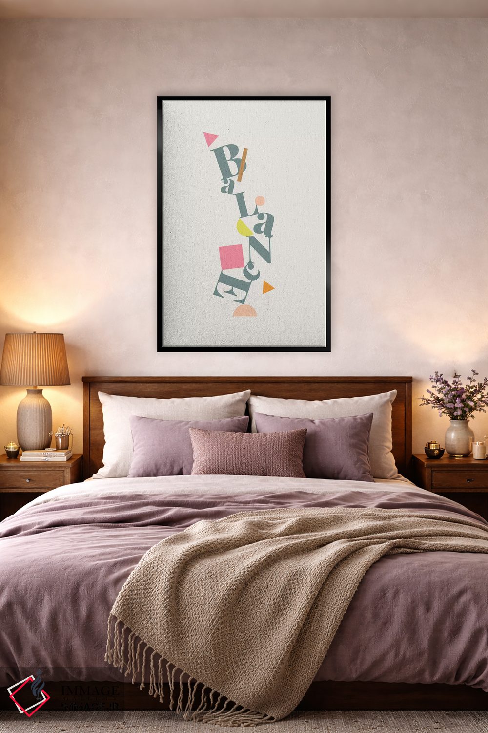 تابلو مینیمال تعادل اثر لیندا گوبتا - D4B