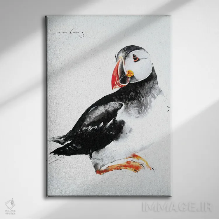 تابلو دکوراتیو زمان استراحت اثر سو بنگ لیم - نمای روبهرو روی دیوار