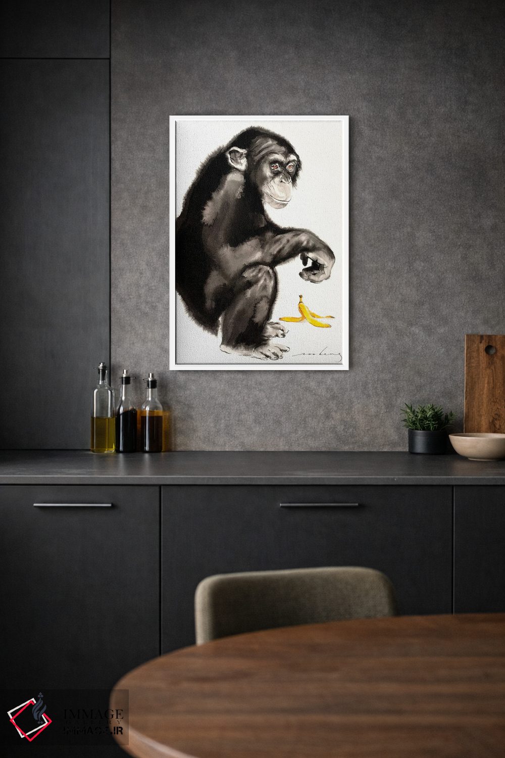 تابلو دکوراتیو کنج بازیگوشی ۲ اثر سو بنگ لیم - D1W