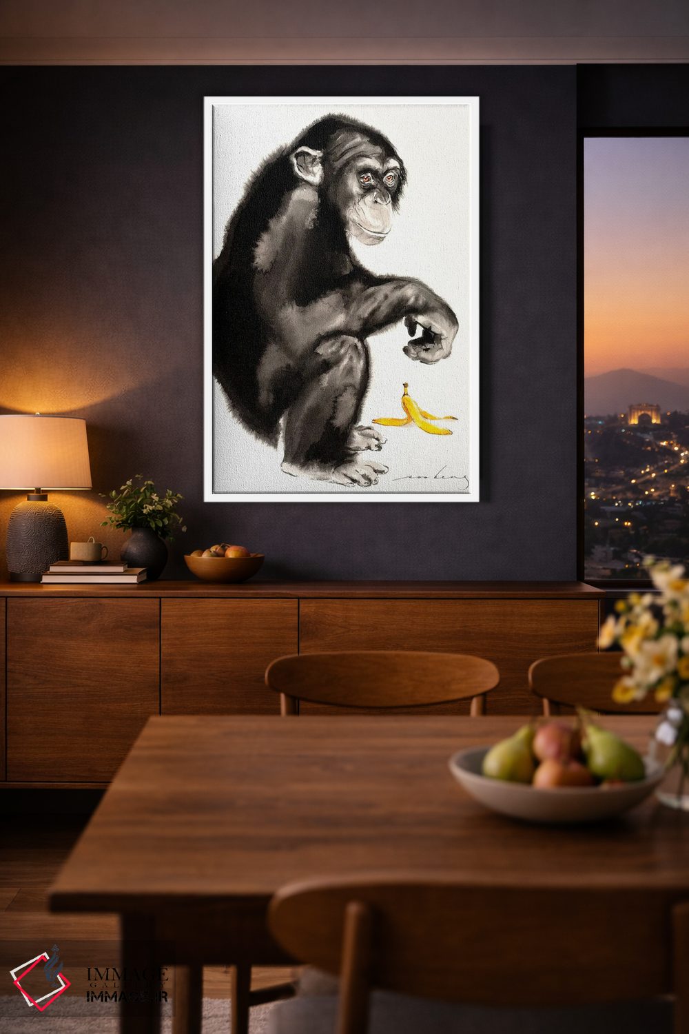 تابلو دکوراتیو کنج بازیگوشی ۲ اثر سو بنگ لیم - D3W