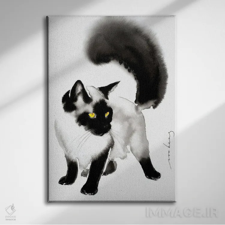 تابلو دکوراتیو ظرافت مخملی ۲ اثر سو بنگ لیم - نمای روبهرو روی دیوار