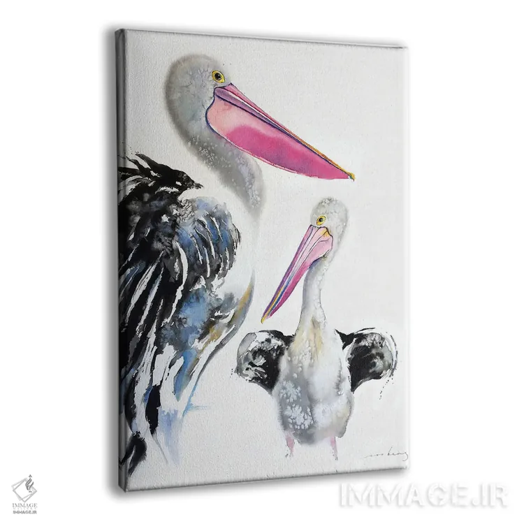 تابلو دکوراتیو پلیکان باوقار اثر سو بنگ لیم - نمای پرسپکتیو محصول