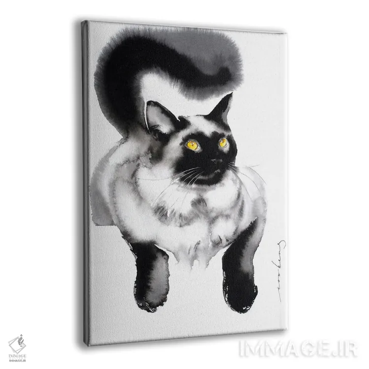 تابلو دکوراتیو ظرافت مخملی ۳ اثر سو بنگ لیم - نمای پرسپکتیو محصول