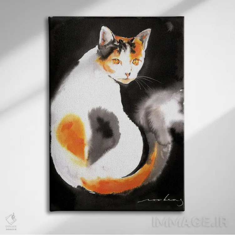 تابلو دکوراتیو نشان عشق ۲ اثر سو بنگ لیم - نمای روبهرو روی دیوار