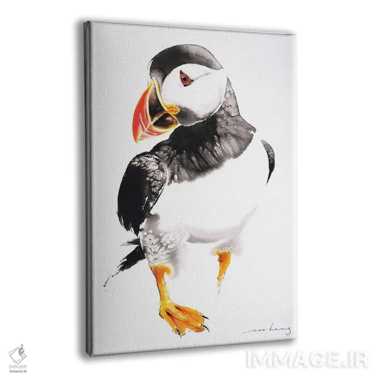 تابلو دکوراتیو پافین ۳ اثر سو بنگ لیم - نمای پرسپکتیو محصول