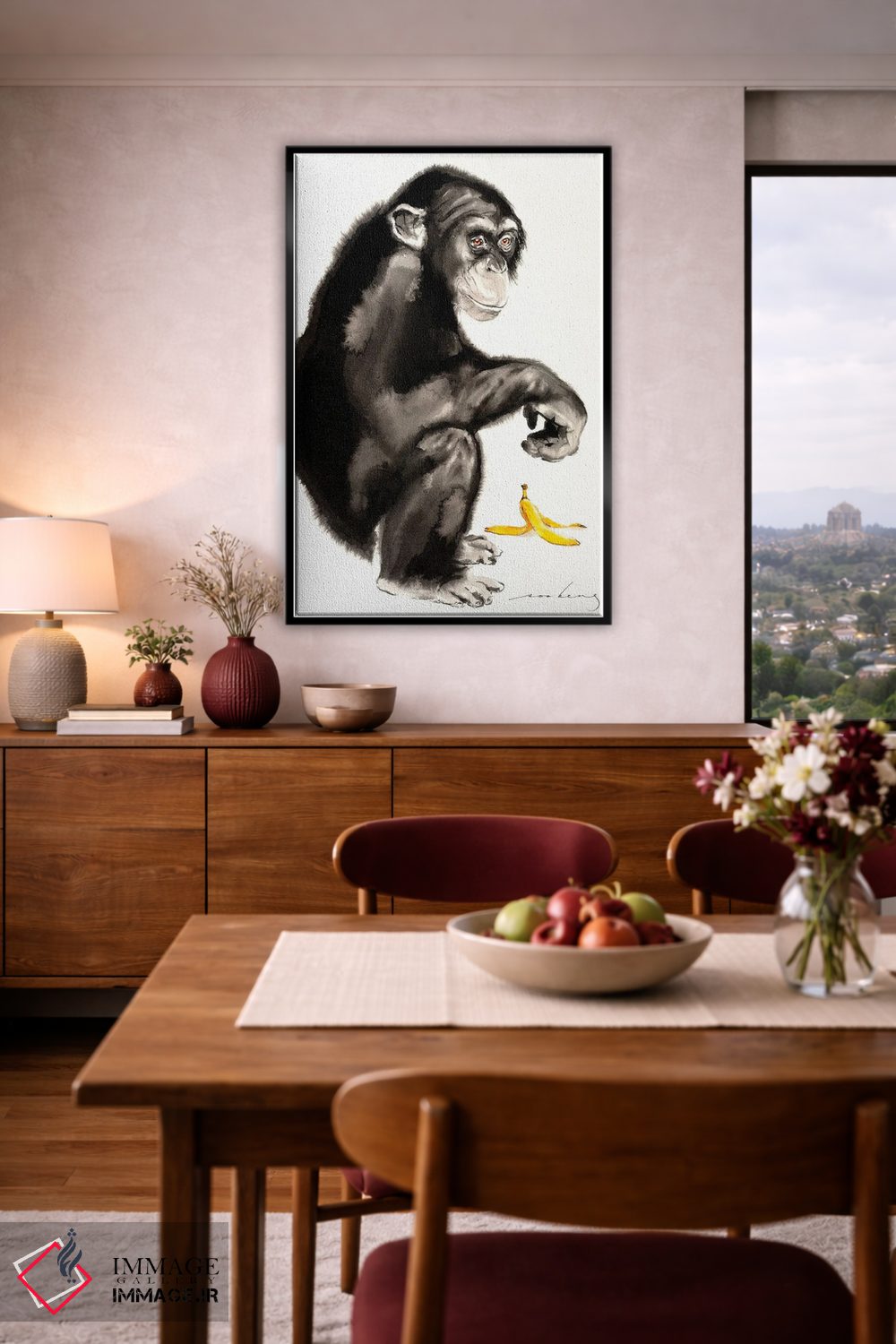 تابلو دکوراتیو کنج بازیگوشی ۲ اثر سو بنگ لیم - D5B