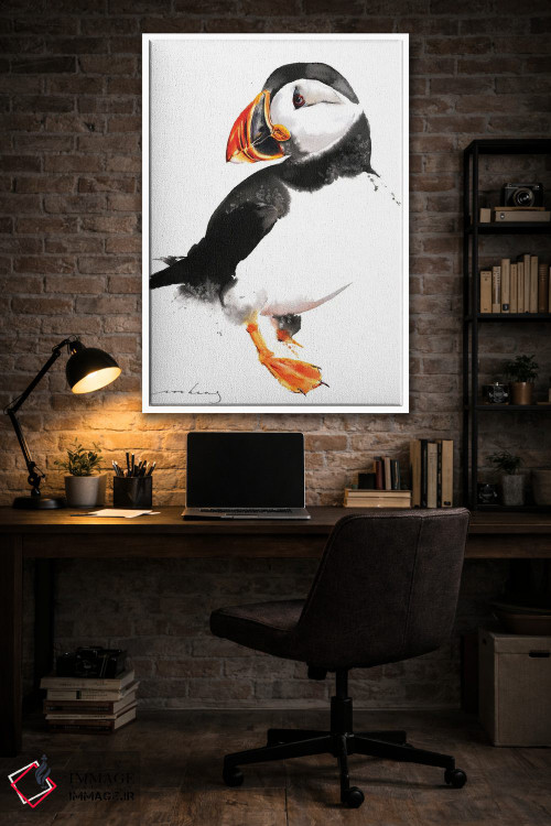 تابلو دکوراتیو پافین اثر سو بنگ لیم - D4W