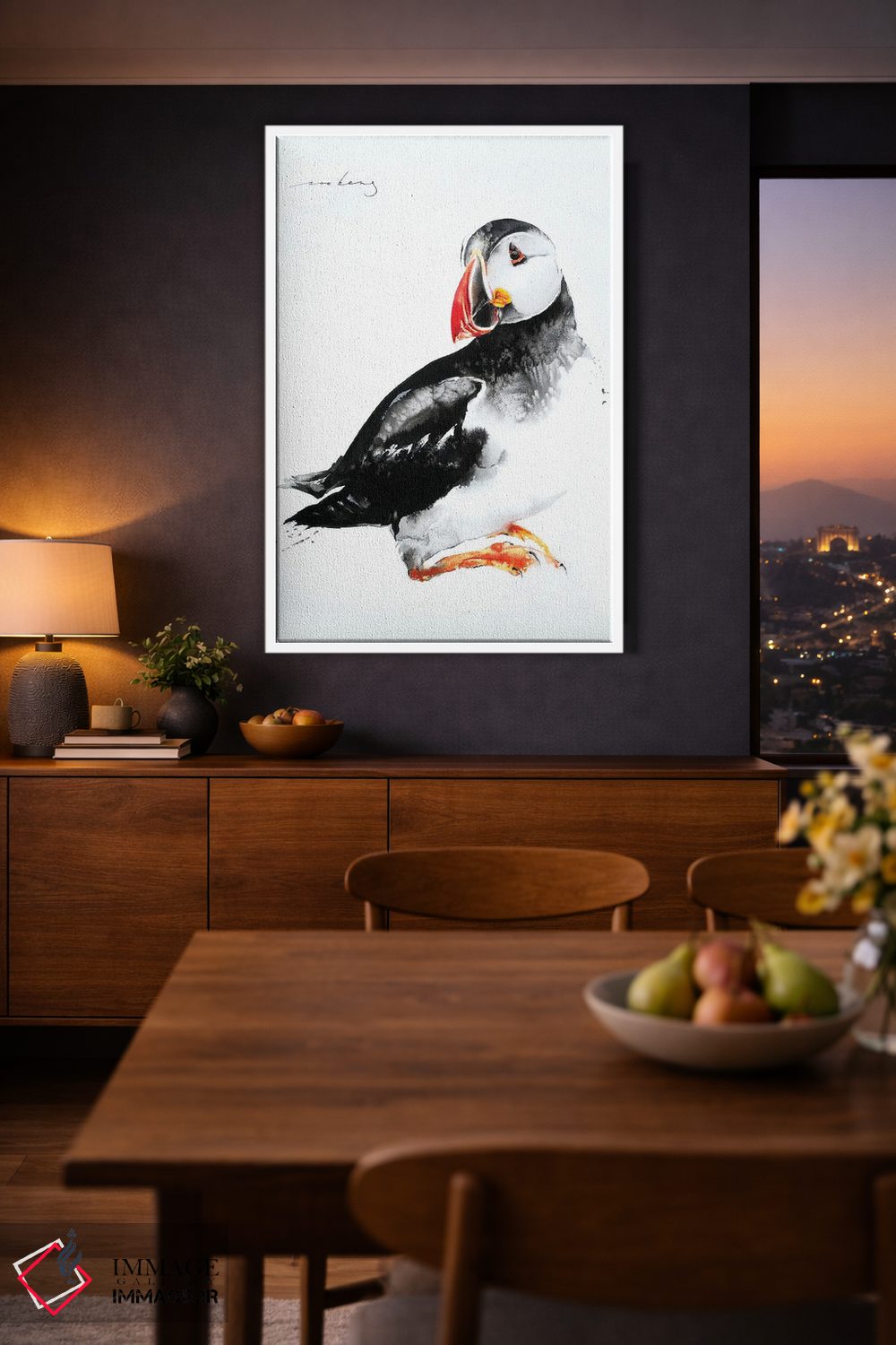 تابلو دکوراتیو زمان استراحت اثر سو بنگ لیم - D3W