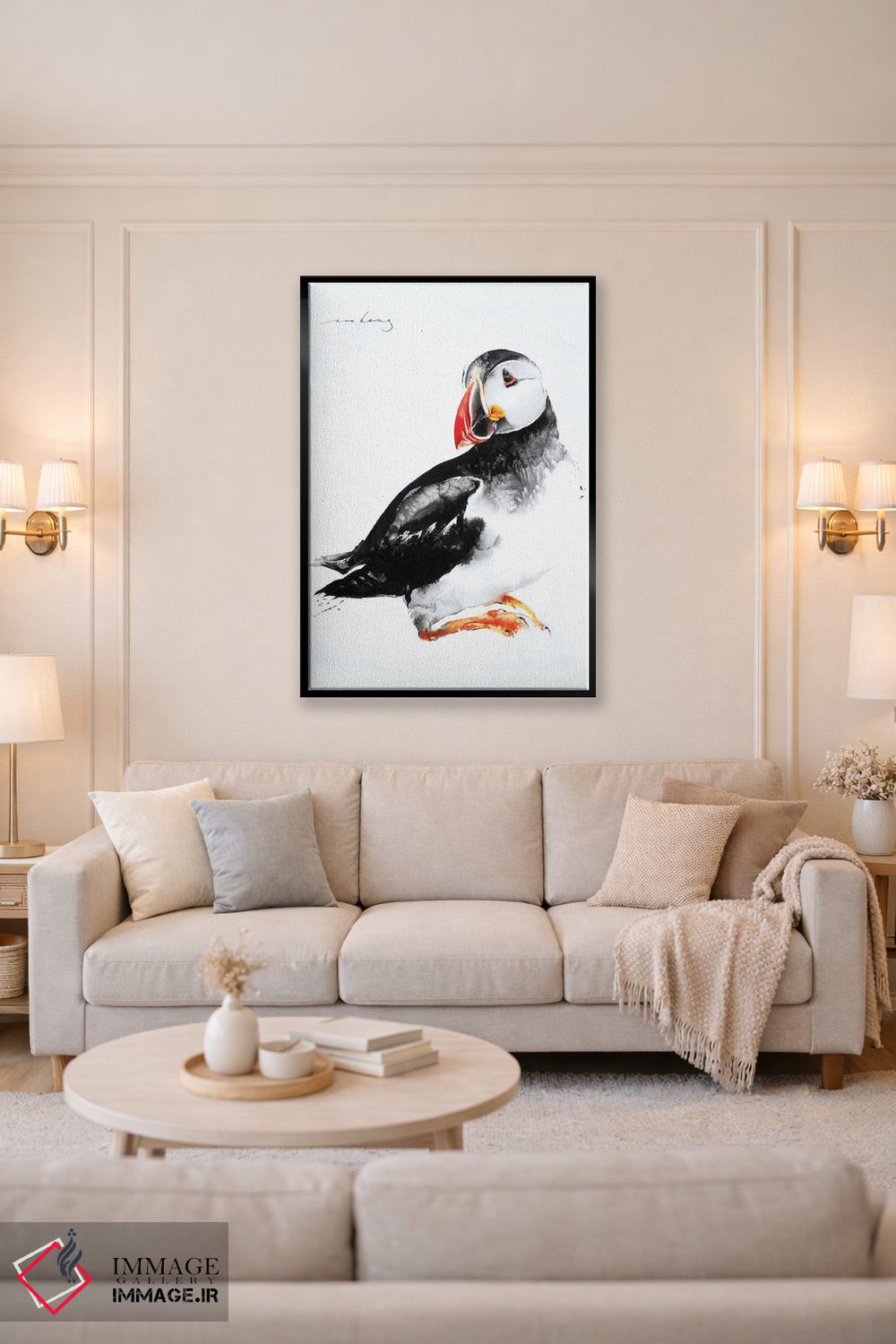 تابلو دکوراتیو زمان استراحت اثر سو بنگ لیم - D4B