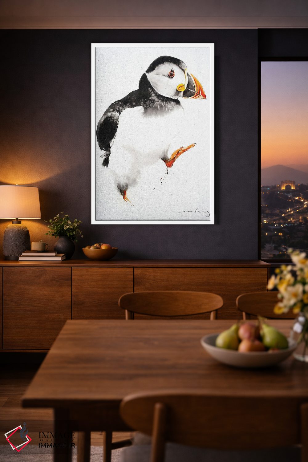 تابلو دکوراتیو قدم اول بهتر اثر سو بنگ لیم - D2W