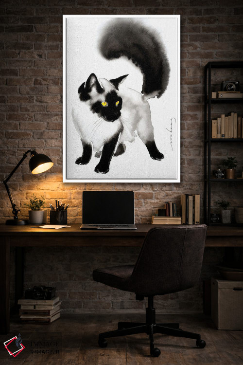 تابلو دکوراتیو ظرافت مخملی ۲ اثر سو بنگ لیم - D4W