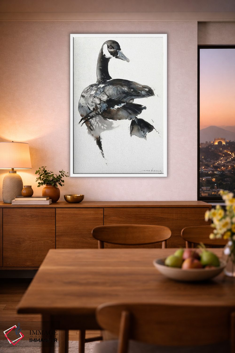 تابلو دکوراتیو رقص غازها اثر سو بنگ لیم - D1W