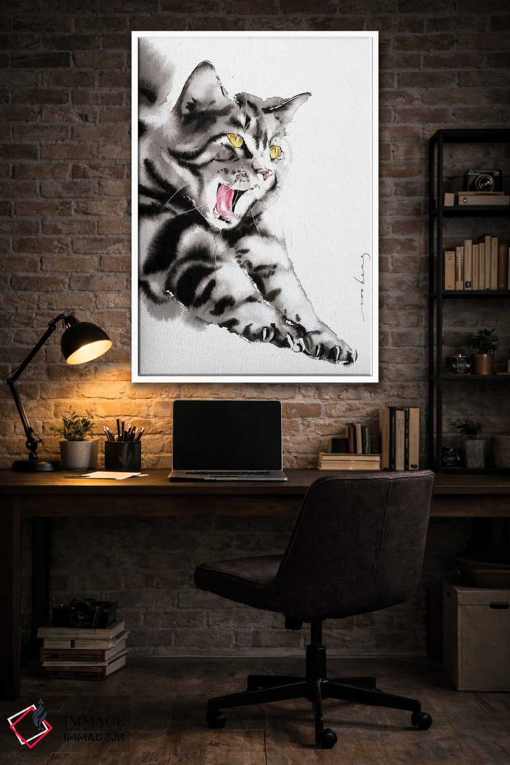 تابلو دکوراتیو خمیازه لذت بخش اثر سو بنگ لیم - D3W