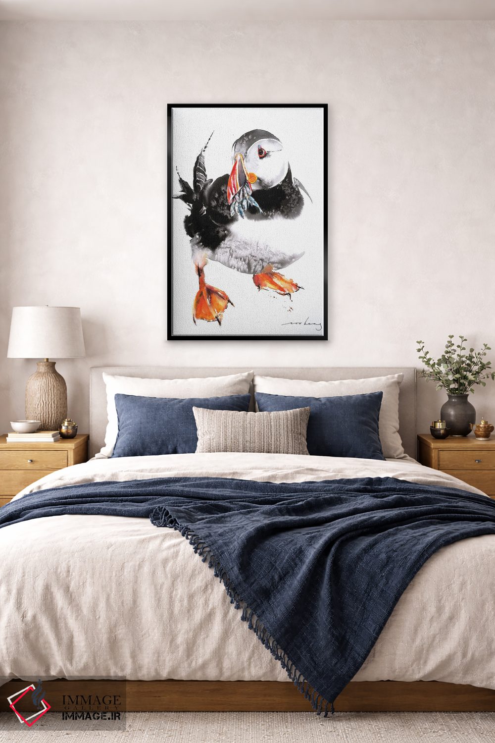 تابلو دکوراتیو فراوانی ماهی اثر سو بنگ لیم - D5B