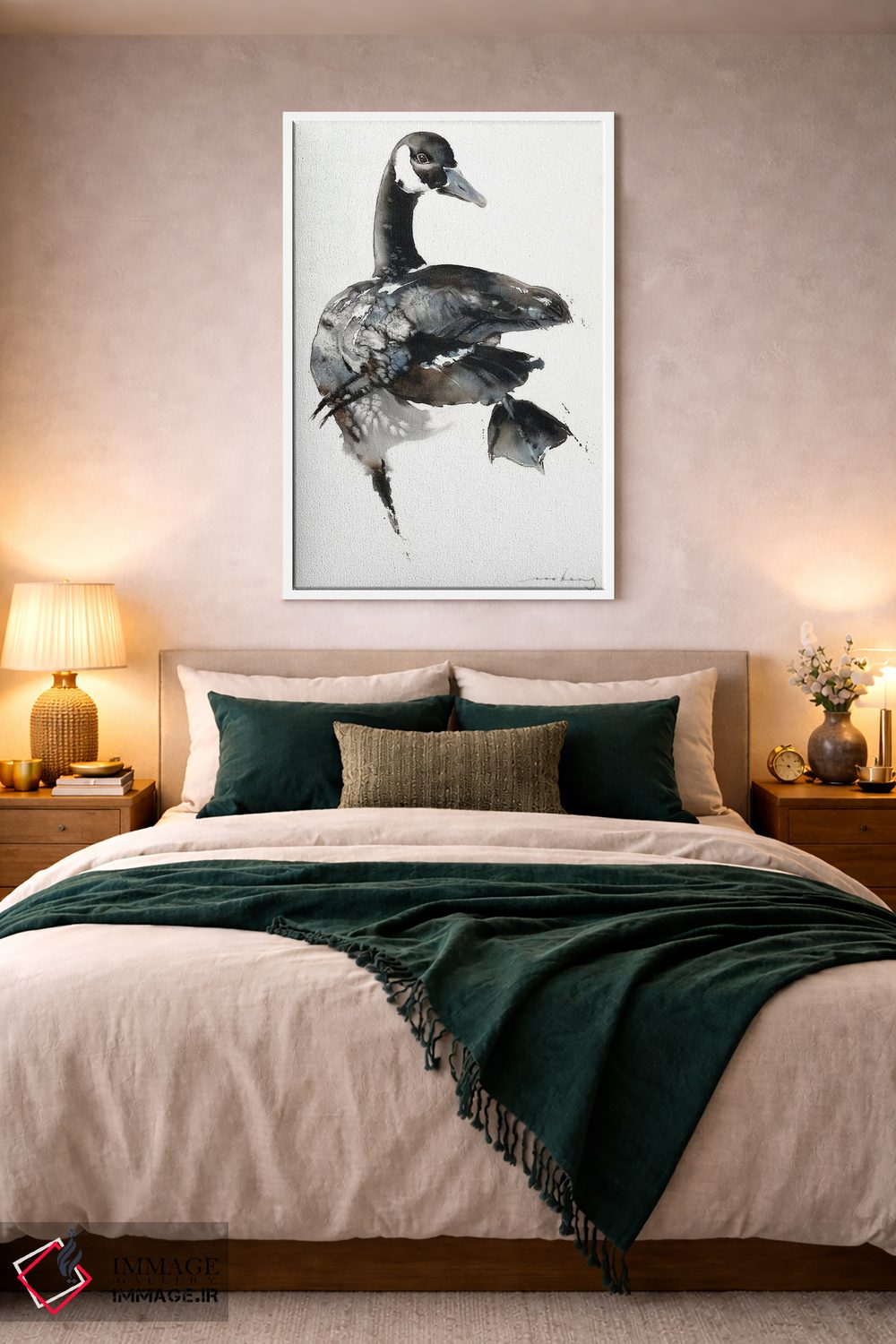 تابلو دکوراتیو رقص غازها اثر سو بنگ لیم - D3W