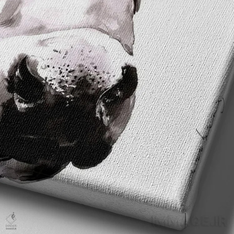 تابلو دکوراتیو نیو IV اثر سو بنگ لیم - نمای نزدیک بافت بوم