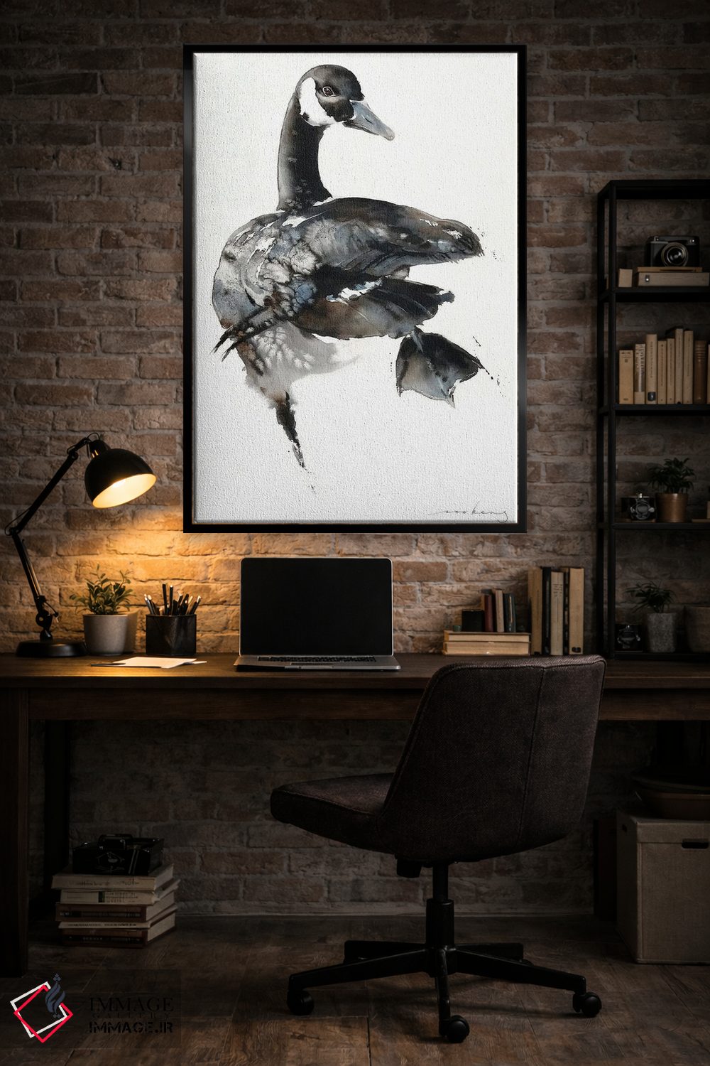 تابلو دکوراتیو رقص غازها اثر سو بنگ لیم - D5B