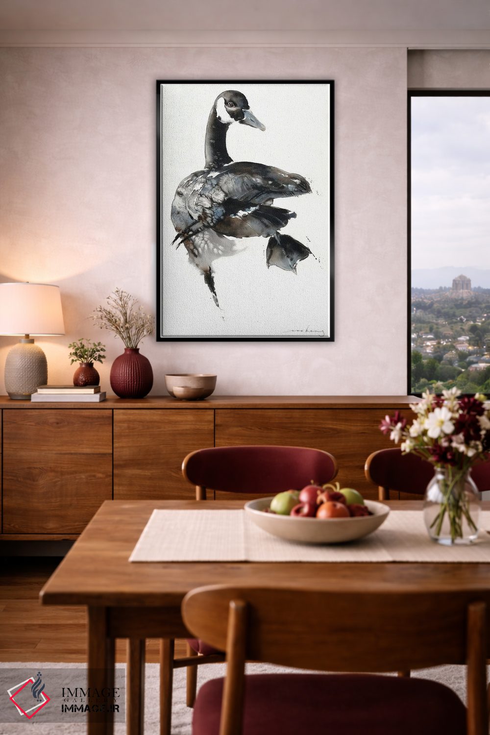 تابلو دکوراتیو رقص غازها اثر سو بنگ لیم - D6B