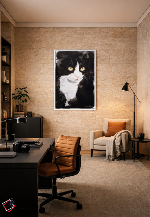 تابلو دکوراتیو پرتره من... اوو اثر سو بنگ لیم - D4W