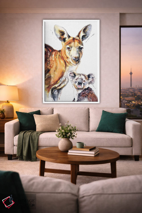 تابلو دکوراتیو دوستان استرالیایی II اثر سو بنگ لیم - D1W