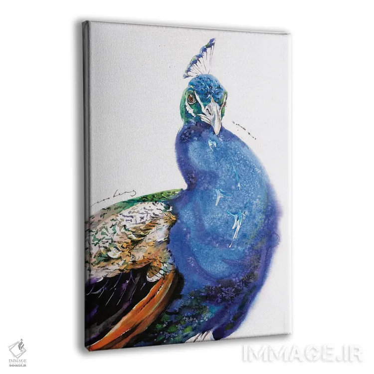تابلو دکوراتیو پرنده باشکوه اثر سو بنگ لیم - نمای پرسپکتیو محصول