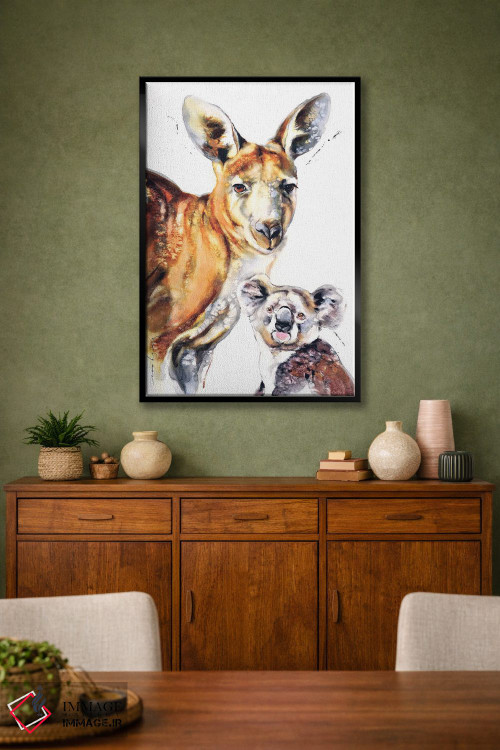 تابلو دکوراتیو دوستان استرالیایی II اثر سو بنگ لیم - D2B