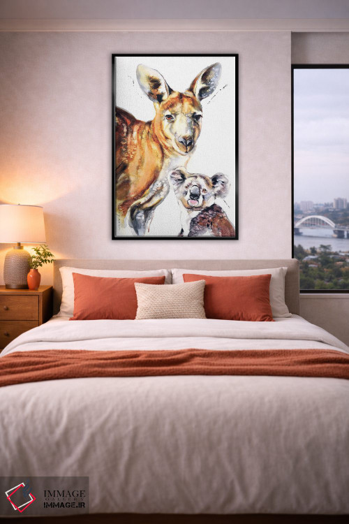 تابلو دکوراتیو دوستان استرالیایی II اثر سو بنگ لیم - D4B