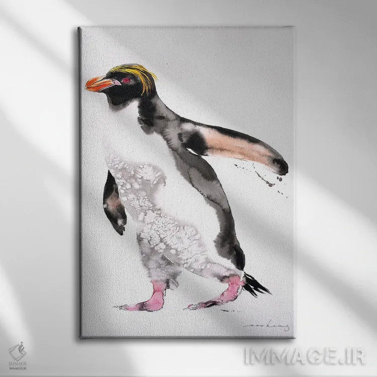 تابلو دکوراتیو گام های سلطنتی اثر سو بنگ لیم - نمای روبهرو روی دیوار