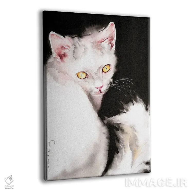 تابلو دکوراتیو سلام کیتی اثر سو بنگ لیم - نمای پرسپکتیو محصول