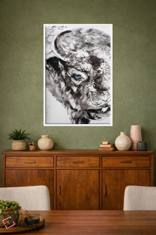 تابلو دکوراتیو نیو V اثر سو بنگ لیم - D1W