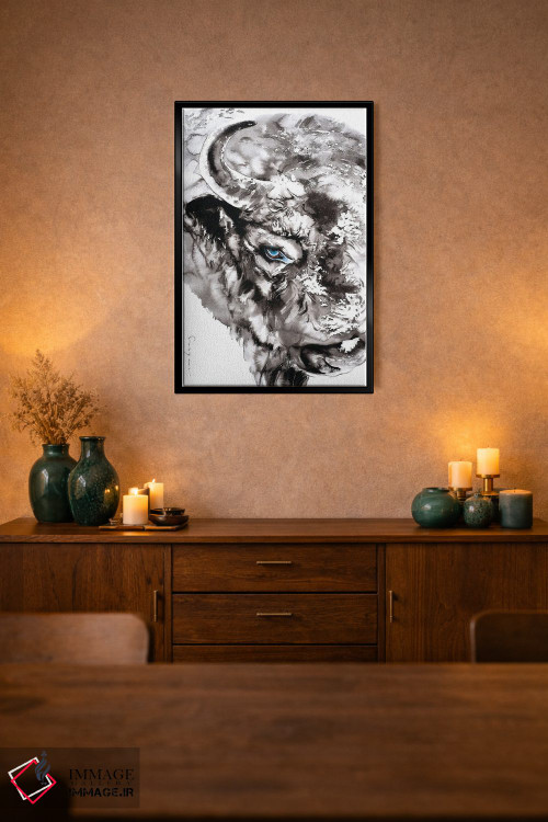 تابلو دکوراتیو نیو V اثر سو بنگ لیم - D3B