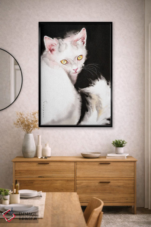 تابلو دکوراتیو سلام کیتی اثر سو بنگ لیم - D2B