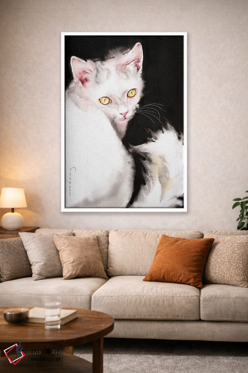 تابلو دکوراتیو سلام کیتی اثر سو بنگ لیم - D1W