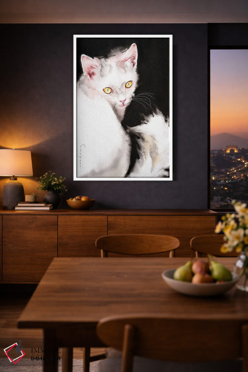 تابلو دکوراتیو سلام کیتی اثر سو بنگ لیم - D4W