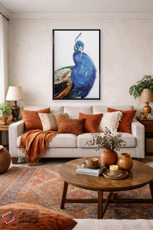 تابلو دکوراتیو پرنده باشکوه اثر سو بنگ لیم - D4B