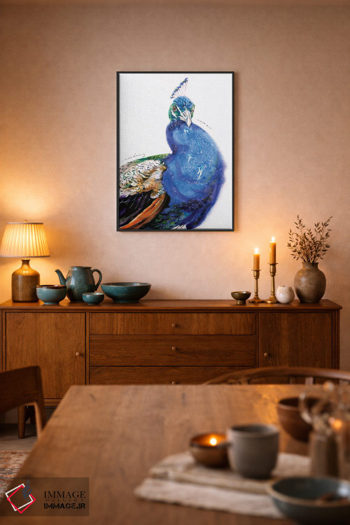 تابلو دکوراتیو پرنده باشکوه اثر سو بنگ لیم - D6B